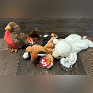 TY Beanie Babies - Set of 3